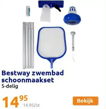 Action Bestway zwembad schoonmaakset aanbieding