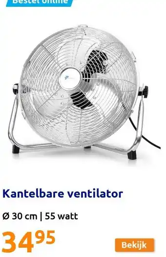 Action Kantelbare ventilator 30 cm aanbieding