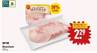 ALDI Beenham 200g aanbieding