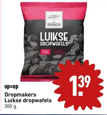 ALDI Dropmakers Luikse dropwafels 300g aanbieding