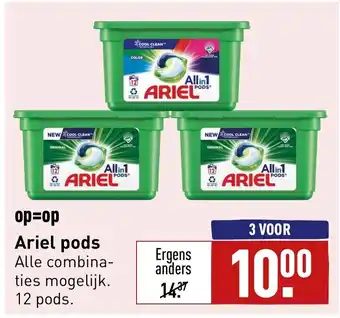 ALDI Ariel pods aanbieding