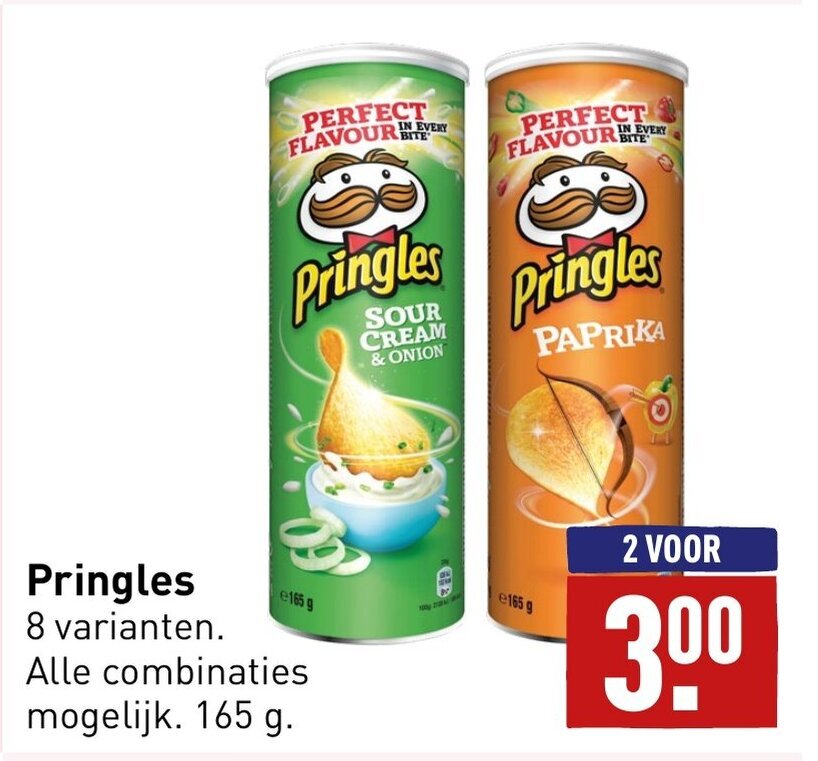 Pringles 165g aanbieding bij ALDI