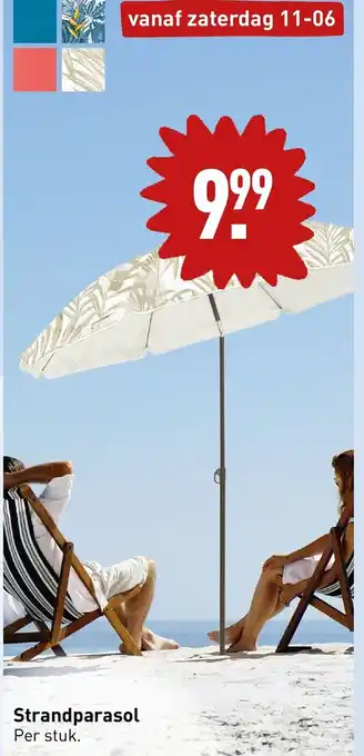 ALDI Strandparasol aanbieding