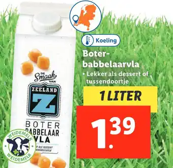 Lidl Boter- babbelaarvla aanbieding