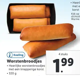 Lidl Worstenbroodjes aanbieding