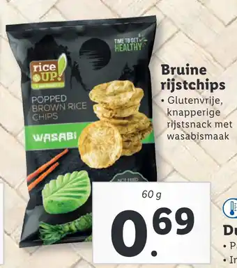 Lidl Bruine rijstchips aanbieding