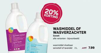 Ekoplaza Wasmiddel Of Wasverzachter 20% Korting aanbieding