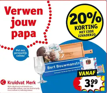 Kruidvat Verwen jouw papa aanbieding