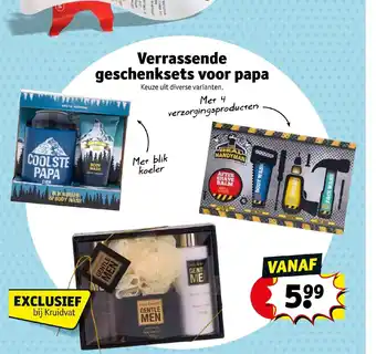 Kruidvat Verrassende geschenksets voor papa aanbieding