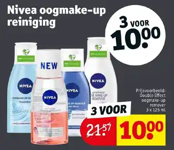 Kruidvat Nivea oogmake-up reiniging aanbieding