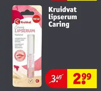 Kruidvat Lipserum Caring aanbieding