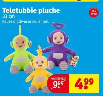 Kruidvat Teletubbie pluche 33 cm aanbieding