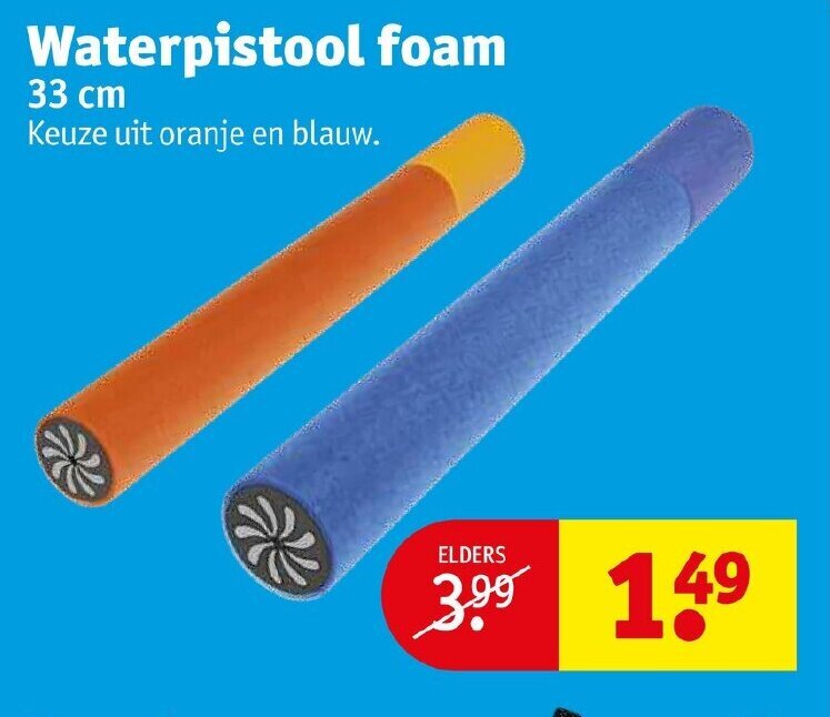 Waterpistool foam 33 cm aanbieding bij Kruidvat