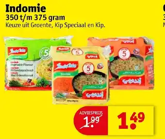 Kruidvat Indomie 375 gram aanbieding