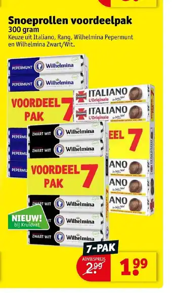 Kruidvat Snoeprollen voordeelpak 300 gram aanbieding