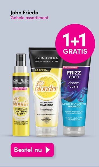 DA John Frieda aanbieding