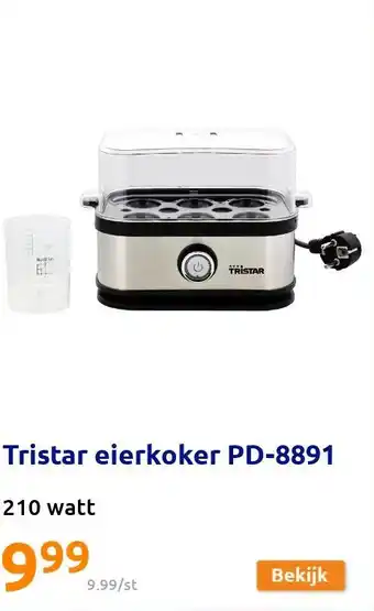 Action Tristar eierkoker PD-8891 aanbieding