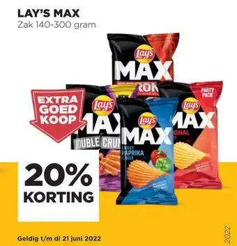 Jumbo LAY'S MAX aanbieding