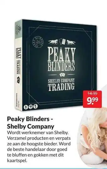 Boekenvoordeel Peaky Blinders - Shelby Company aanbieding