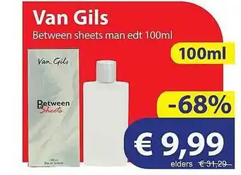 Die Grenze Van Gils Between Sheets Man Edt 100ml aanbieding