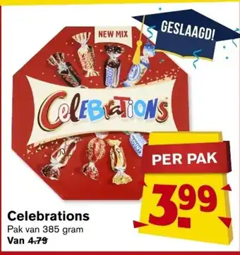 Hoogvliet Celebrations 385 gram aanbieding