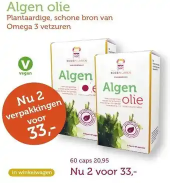 De Rode Pilaren Algen olie aanbieding