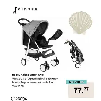 Van Asten BabySuperstore Buggy Kidsee Smart Grijs aanbieding