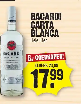 Super Dirck 3 Bacardi Carta Blanca aanbieding