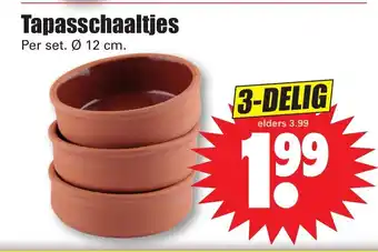 Dirk Tapasschaaaltjes 12 cm aanbieding