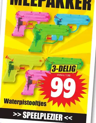 Dirk Waterpistooltjes aanbieding