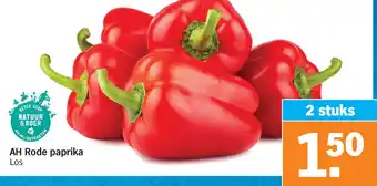 Albert Heijn AH Rode paprika aanbieding