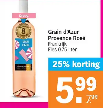 Albert Heijn Grain d'Azur Provence Rosé aanbieding