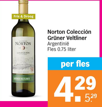 Albert Heijn Norton Colección Grüner Veltliner aanbieding