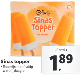 Lidl Sinas topper aanbieding