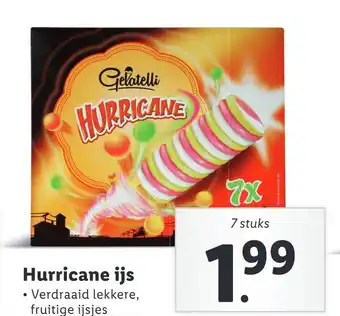 Lidl Hurricane ijs aanbieding