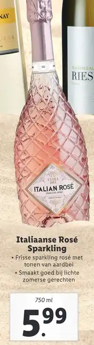 Lidl Italiaanse Rosé Sparkling aanbieding