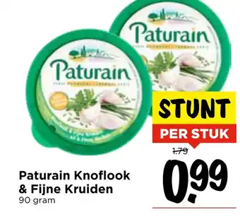 Vomar Voordeelmarkt Paturain Knoflook & Fijne Kruiden aanbieding