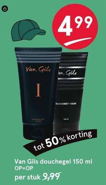 Etos Van Gils douchegel 150 ml aanbieding