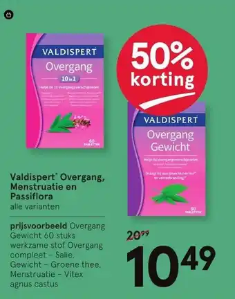 Etos Valdispert Overgang, Menstruatie en Passiflora aanbieding