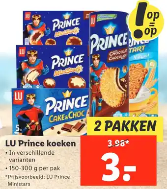 Lidl LU Prince koeken aanbieding