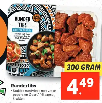 Lidl Rundertibs aanbieding