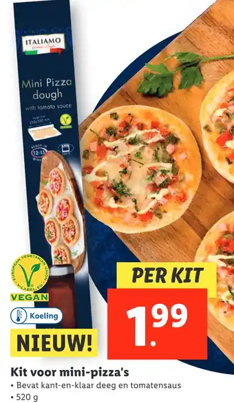 Lidl Kit voor mini-pizza's aanbieding