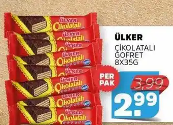 Sahan Supermarkten Ülker Çikolatali Gofret 8x35g aanbieding