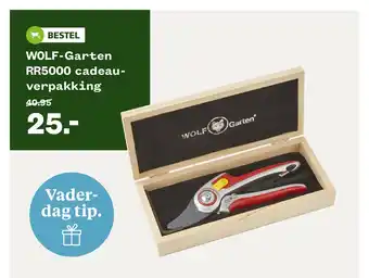 Welkoop Bestel Wolf-Garten RR5000 cadeau-verpakking aanbieding