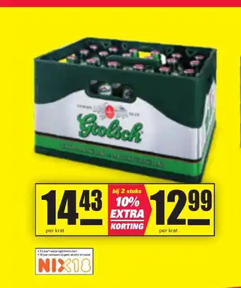 Nettorama Grolsch bij 2 stuks 10% Extra Korting aanbieding