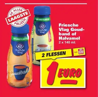 Nettorama Friesche Vlag Goudband of Halvamel 2 x 140 ml aanbieding