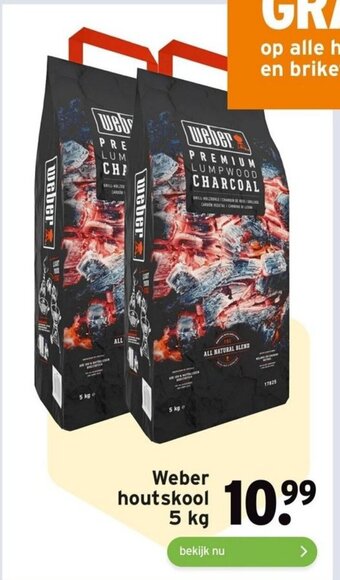 GAMMA Weber houtskool 5 Kg aanbieding