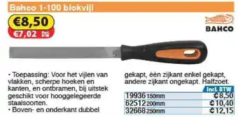 Toolstation Bahco 1 100 Blokvijl aanbieding