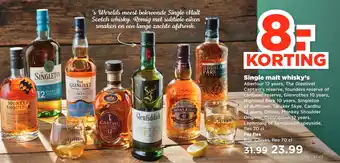 PLUS Single malt whisky's aanbieding