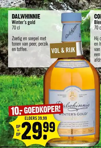 Dirck 3 Dalwhinnie Winter's Gold 70 cl aanbieding